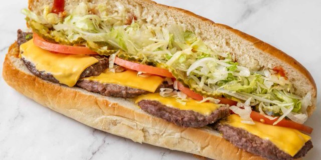 Cheeseburger Sub