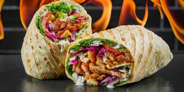Chicken Döner Wraps