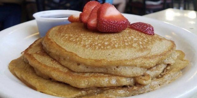 Sweet Potato Pancakes Plate
