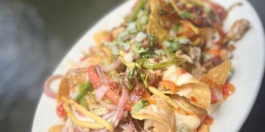 Thai Chicken Nachos
