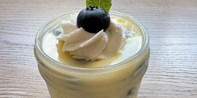 Blueberry And Lemon Curd (Mason Jar)