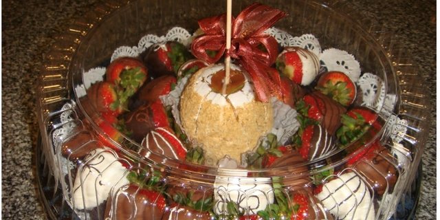 Strawberry & Apple Platter