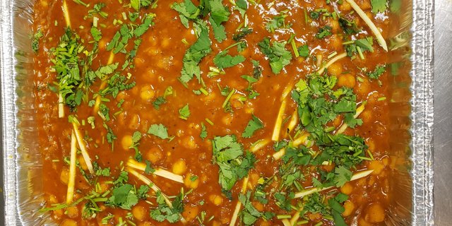 Channa Masala Tray