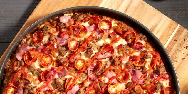 Epic Five Meat Pizza