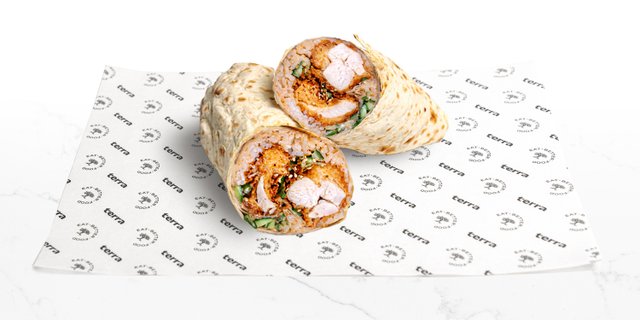 Sesame Butter Chicken Wrap