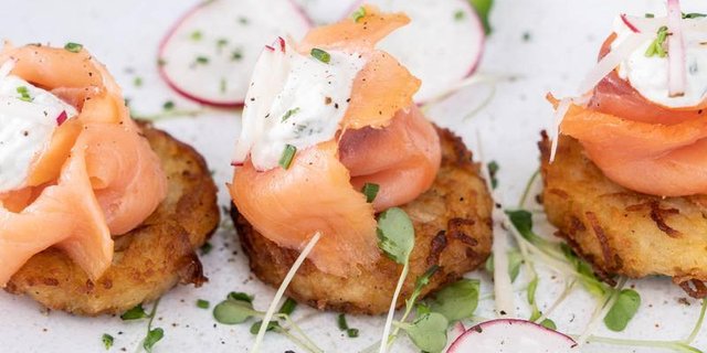 Salmon Potato Pancakes