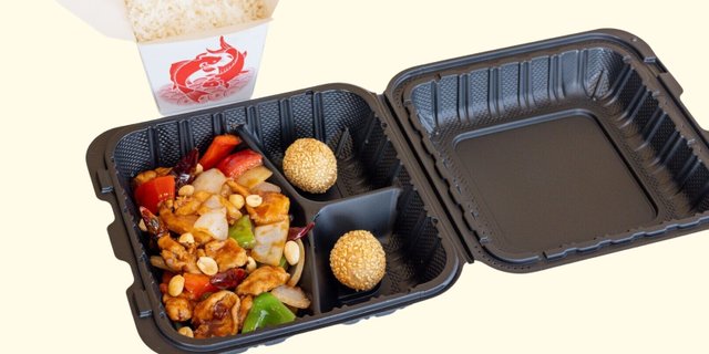 Kung Pao Chicken Tso Lunch Box
