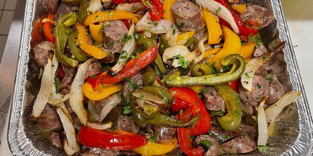 Sausage, Peppers & Onions