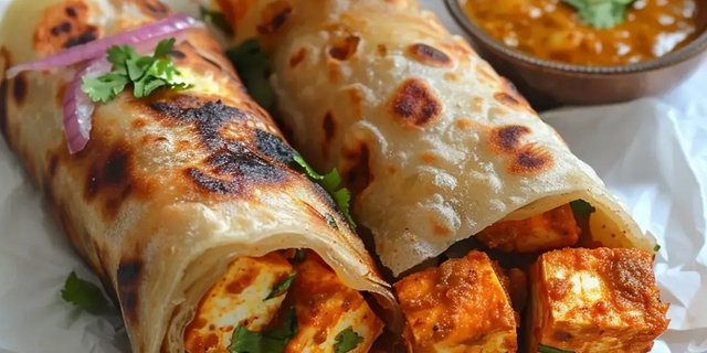Paneer Kaathi Rolls