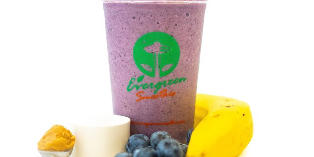 Vanilla Blueberry PB Smoothie