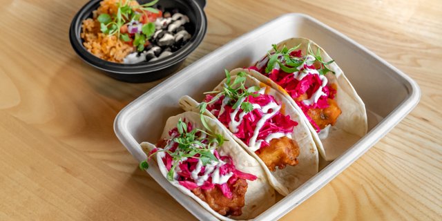 Buffalo Shrimp Tacos