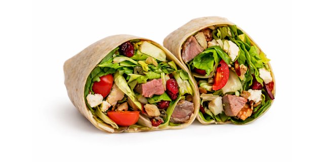 Steak N Bacon Wrap (Combo)