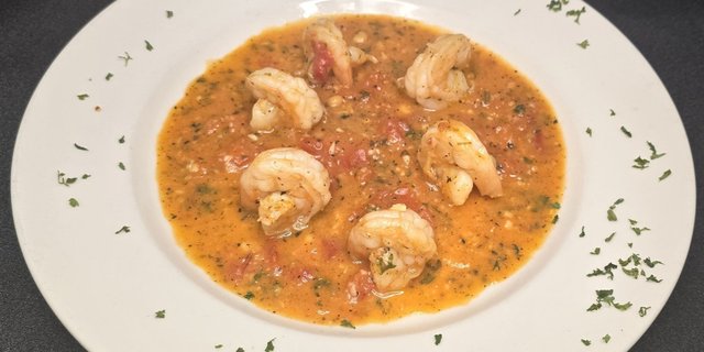 Scampi al Pomodoro