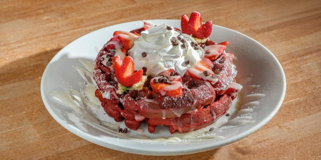 Red Velvet Waffles