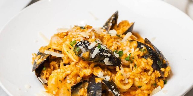 5 Stars Seafood Risotto