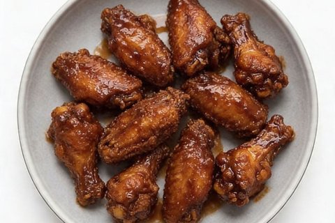 Honey Lemon BBQ Rice Wings