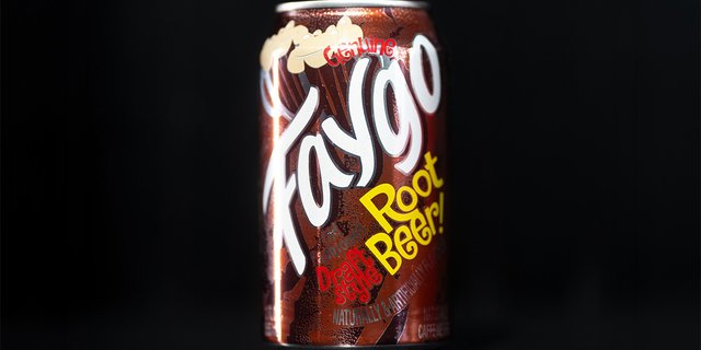Faygo Root Beer Soda Can