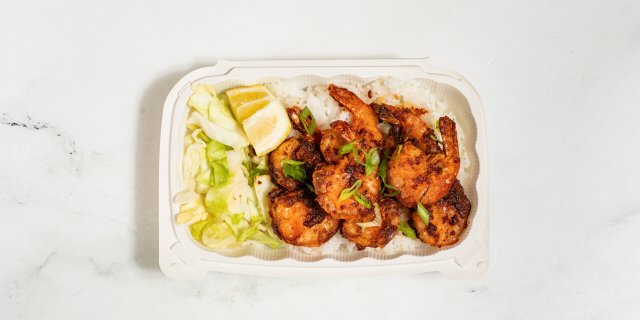 Garlic Shrimp Plate