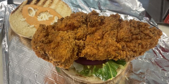 Halal Crispy Chicken Sandwich Boxed Lunch