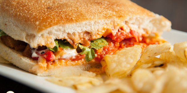Chicken Marinara Panini