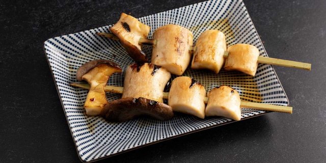 Eringi King Trumpet Skewers