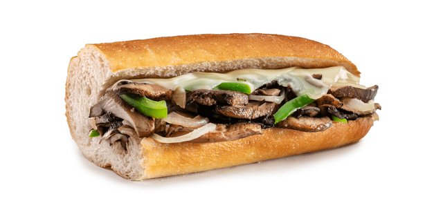 Gluten-Free Grilled Portobello Mushroom & Swiss Sub
