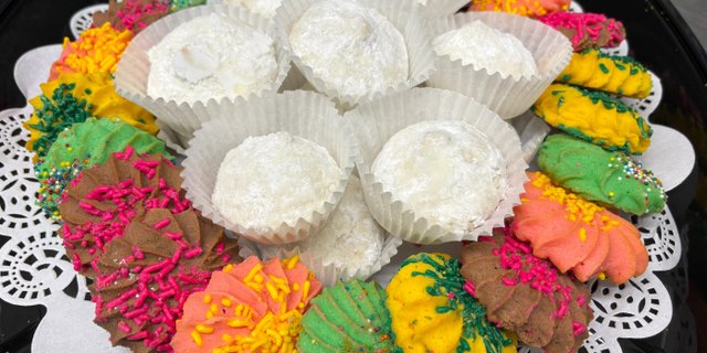 Mexican Wedding Cookie Platter