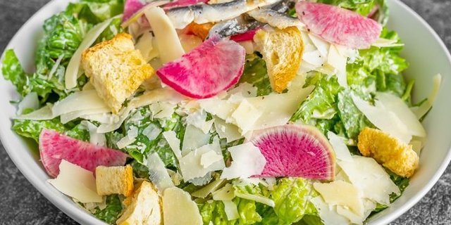 Individual Kale Caesar Salad