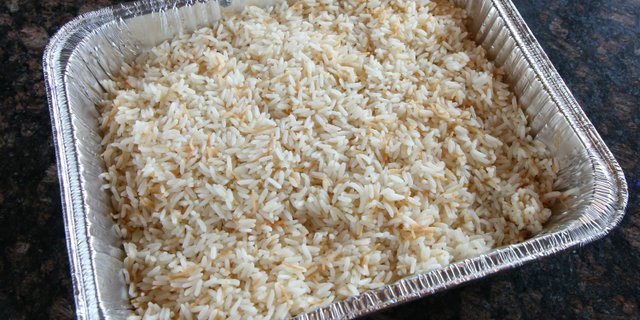 Rice Pilaf Tray
