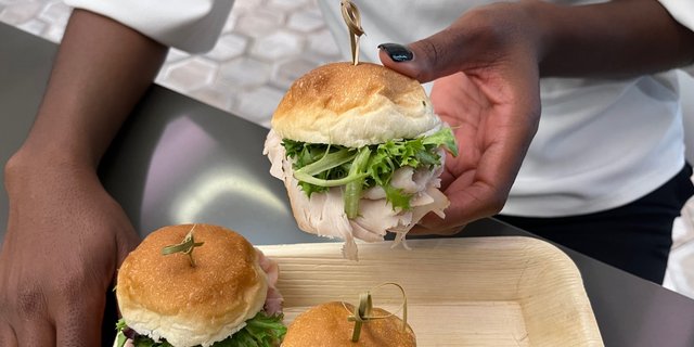 Roasted Turkey Mini Sandwich Platter
