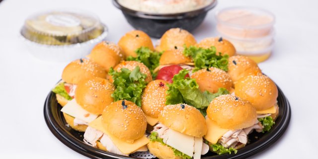 Sandwiches on Mini Rolls