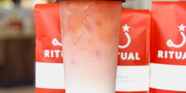 Raspberry Jasmine Green Milk Tea
