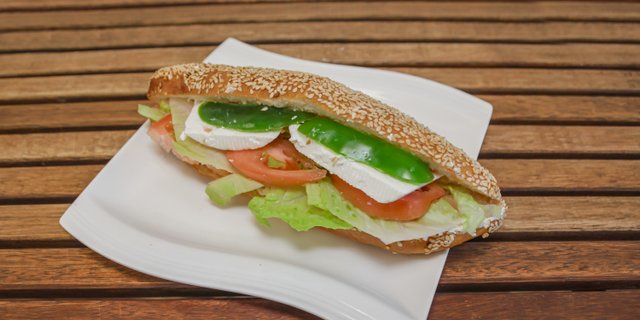 Mediterranean Simit Sandwich