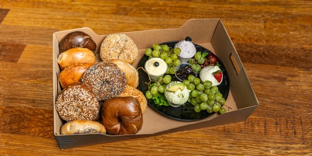 Flavored Cream Cheese Bagel Package