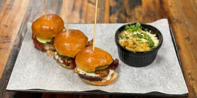 BBQ Bacon Burger Sliders