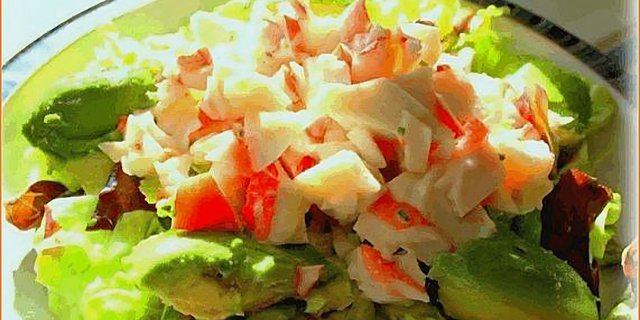 Avocado Krab Salad