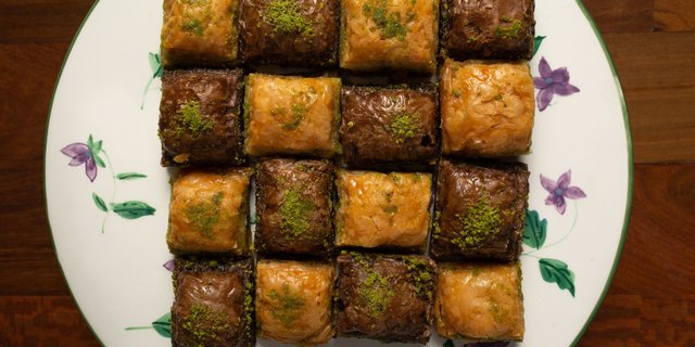 Pistachio Baklava Tray