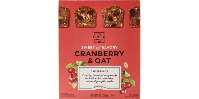 Cranberry & Oat Cracker Crisps