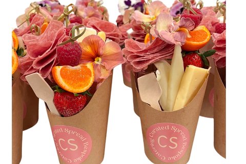 12-Cheese & Charcuterie Cups