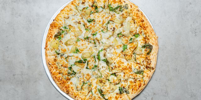 Roasted Artichoke & Spinach Pizza