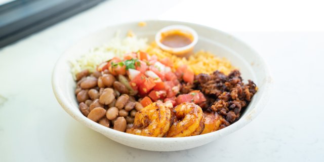 Grilled Shrimp & Chorizo Bowl