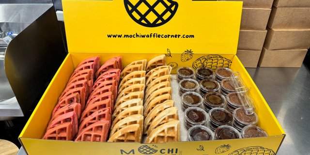 Mochi Waffle & Topping Box