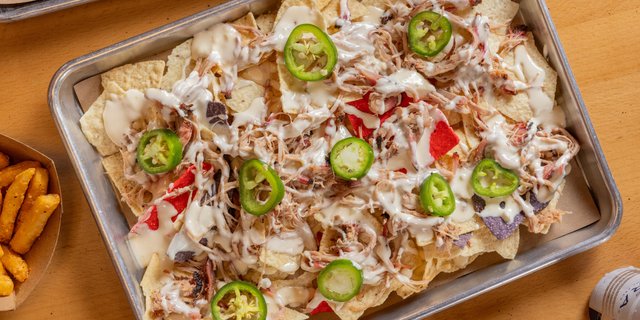 Pulled Pork Nacho Bar