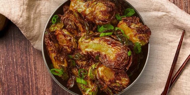 Charred Brussel Sprouts Tray