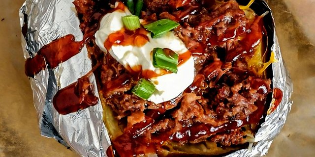 Chopped Brisket Potato