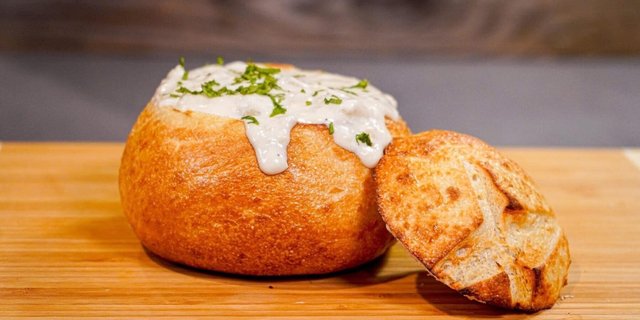 Clam Chowder Bread Bowl