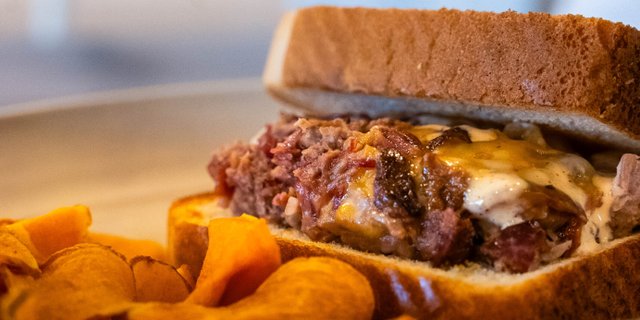 Brisket Grilled Cheese Sandwich
