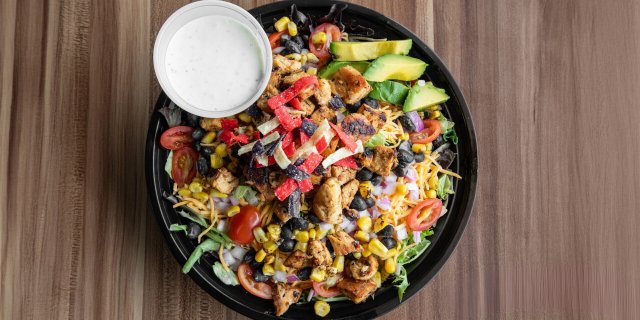 Individual Franks Fiesta Salad Bowl