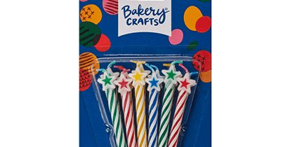 12 Spiral Star Top Candles