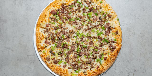 Philly Cheesesteak Pizza